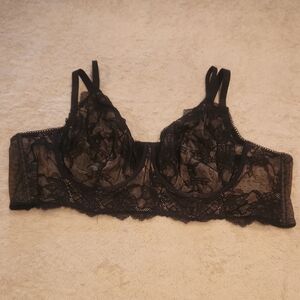 NWT Torrid Sz 5 Black Dot Lace Bralette Sexy Bra